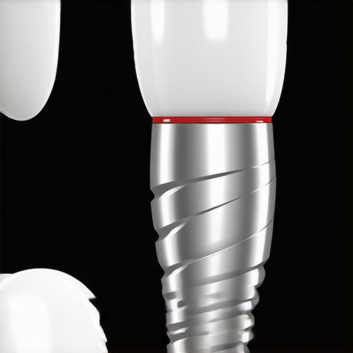 Close-up of dental professional using digital tools for implant planning with advanced materials