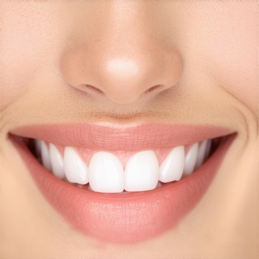 Close-up of a digital smile design software illustrating personalized dental adjustments