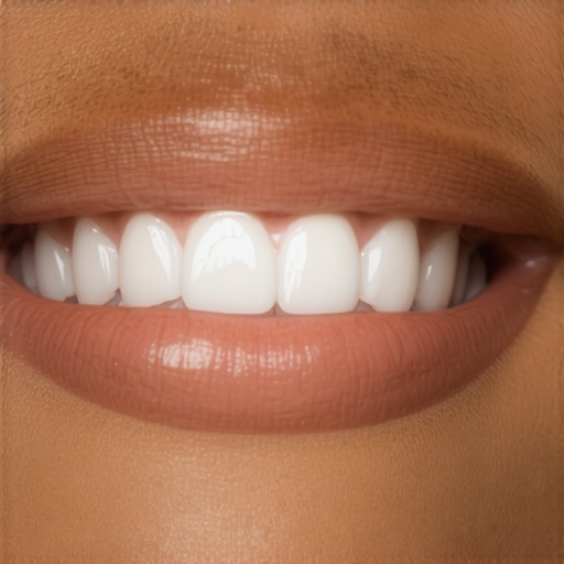 A person's radiant smile with well-maintained veneers highlighting their brilliance.