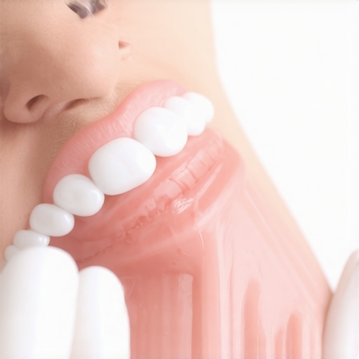 Dentist explaining treatment options to a patient using dental models