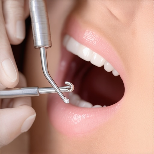 Dentist discussing advanced dental procedures with patient