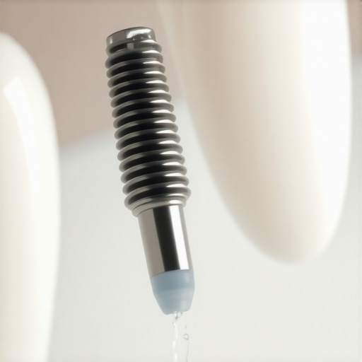 Ultrasonic cleaning tool maintaining dental restorations for longevity.