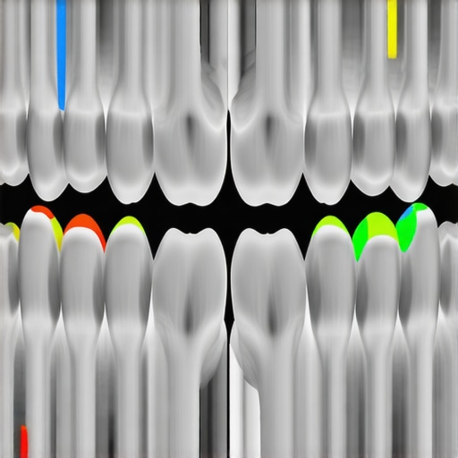 Close-up of dental X-ray displaying jawbone quality assessment for implant planning