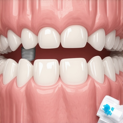 The hidden reason your dental implant smells bad when you floss it