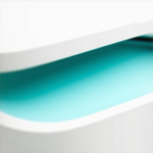 Ultrasonic Dental Cleaner in Action Dental hygienist using ultrasonic cleaner on dental veneers and implants.