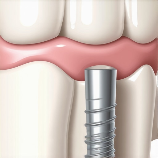How to tell if your dental implant screw is showing through the gum