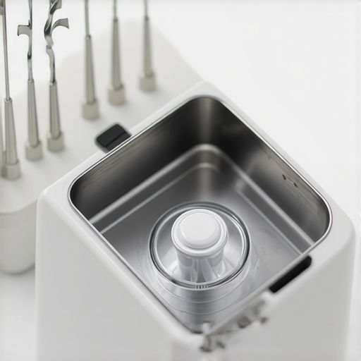 Various advanced dental cleaning tools and equipment used by professionals.