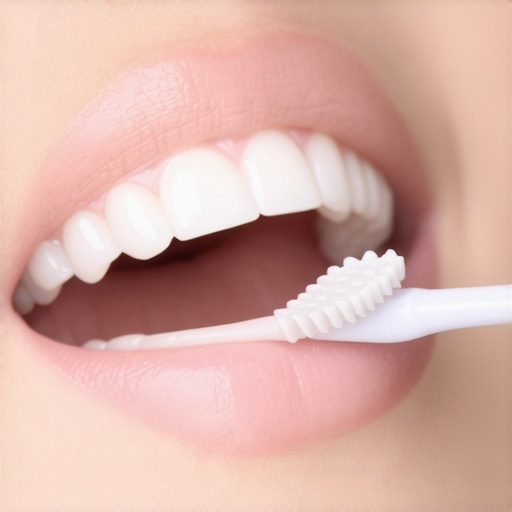How to clean a dental implant crown without scratching the porcelain
