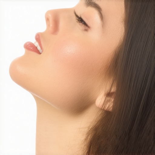 Jaw relaxation exercises for TMJ relief Person gently opening and closing jaw during relaxation exercise