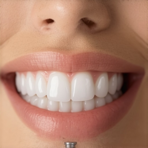 Why your dental implant is showing a bit of silver at the gum line