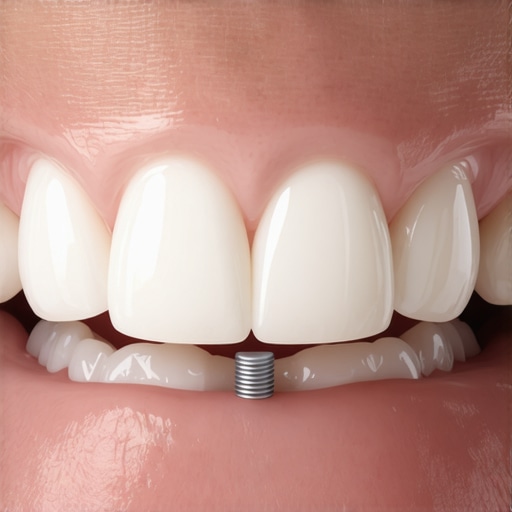 Why your gums look dark around the base of a dental implant