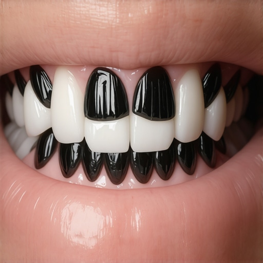 Why your gums turn black around the edges of an old crown