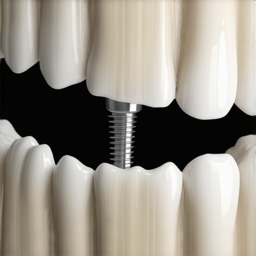 A detailed 3D CBCT scan used to plan immediate load dental implants by measuring bone density.