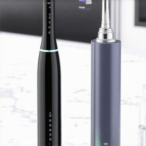 Sonic toothbrush and air flosser for cosmetic dentistry care.