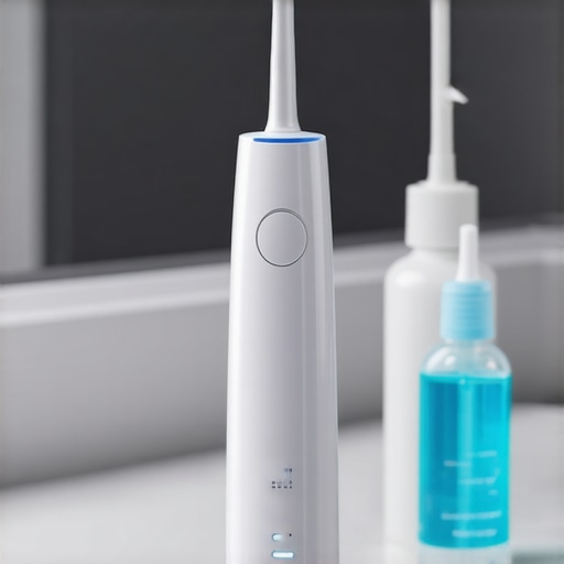 Advanced Dental Maintenance Tools Water flosser and non-abrasive gel for dental implant and veneer care