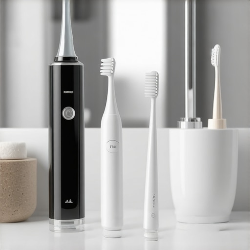 Advanced Dental Maintenance Tools High-end oral hygiene tools for maintaining cosmetic dentistry and implants.