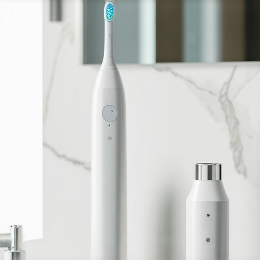 Modern electric toothbrush and water flosser for dental maintenance