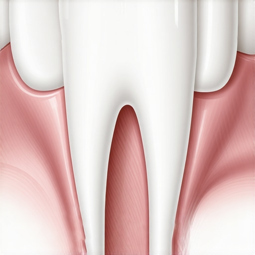 Anatomy of a Dental Bridge and Gum Margin Cross-section of dental bridge showing biological width and gum health