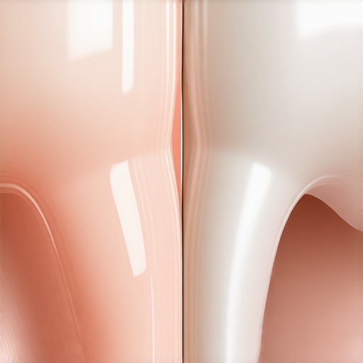 Close-up showing natural tooth transparency and the flat look of poorly made veneers.