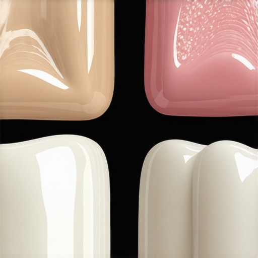 Conservative vs Aggressive Dental Prep Comparison of conservative veneer preparation and aggressive crown preparation on a dental model