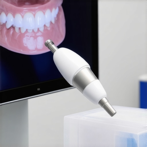 Digital Intraoral Scanning for Smile Maintenance A digital 3D dental scan on a computer screen showing tooth alignment and wear patterns.
