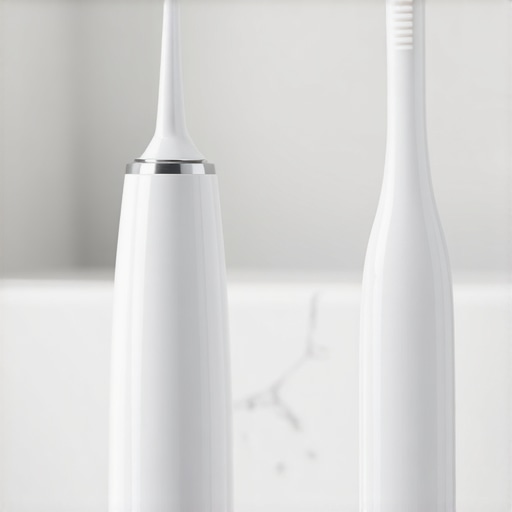 Essential Dental Implant Maintenance Tools Professional tools including a water flosser and soft toothbrush for dental implant care.