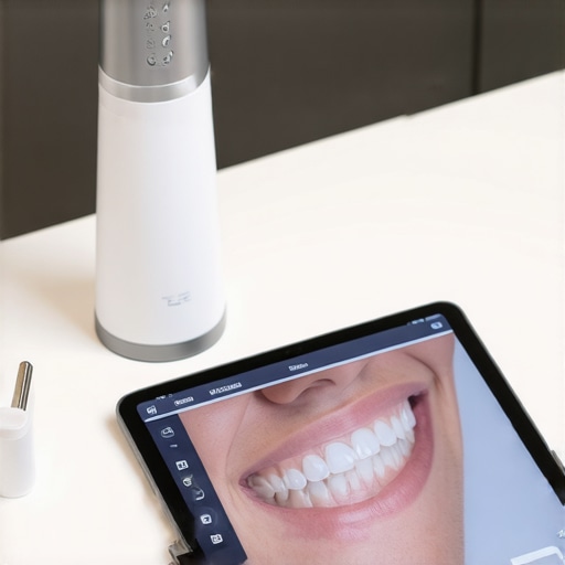 Water flosser and night guard for veneer maintenance