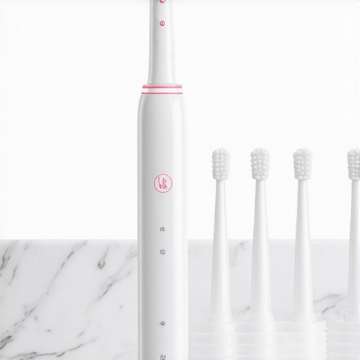 Essential Tools for Cosmetic Dental Maintenance Collection of specialized dental tools including an electric toothbrush and interproximal cleaners.