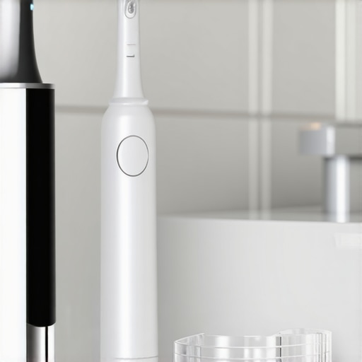 Electric toothbrush and custom night guard for veneer protection