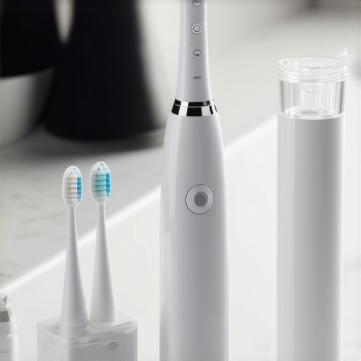 Essential Tools for Cosmetic Dentistry Maintenance A collection of dental maintenance tools including a night guard and water flosser.