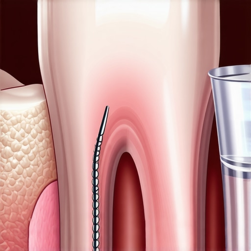 Gentle Saltwater Rinse for Dental Suture Recovery Illustration of dental stitches and a saltwater rinse for post-operative care.