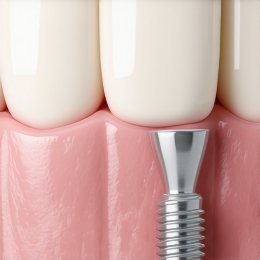 Modern Dental Implant Maintenance Tools Using a water flosser for dental implant care
