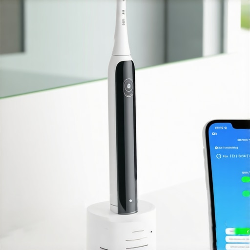 A sonic toothbrush and smartphone app for tracking dental health