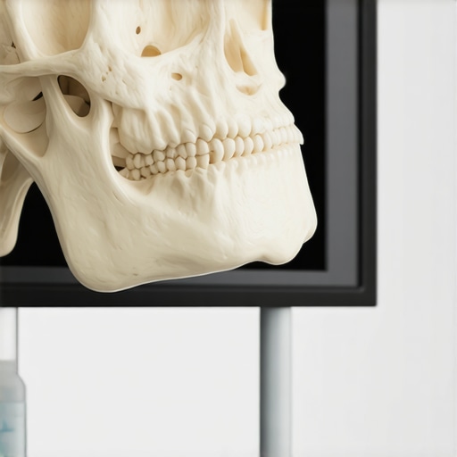 Modern Digital Dental Scanning for Crowns Close up of a digital jaw scan on a monitor showing professional cosmetic dentistry margins.