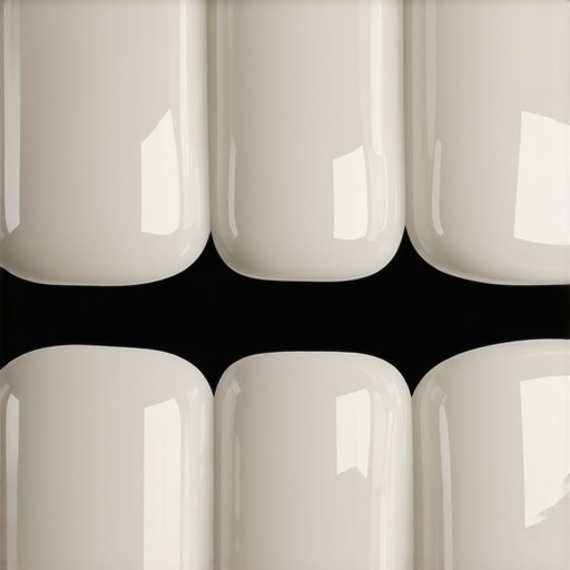 Detailed view of high-quality porcelain veneers showing realistic translucency and light reflection.