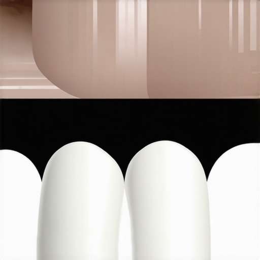 Natural Tooth Texture vs Flat Porcelain Close up comparison of natural tooth enamel ridges and a smooth artificial veneer