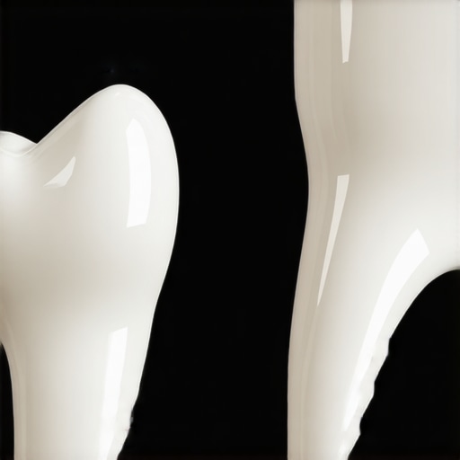 Natural Tooth Translucency vs Artificial Opaque Samples A comparison showing the difference between natural-looking dental materials and artificial-looking ones.