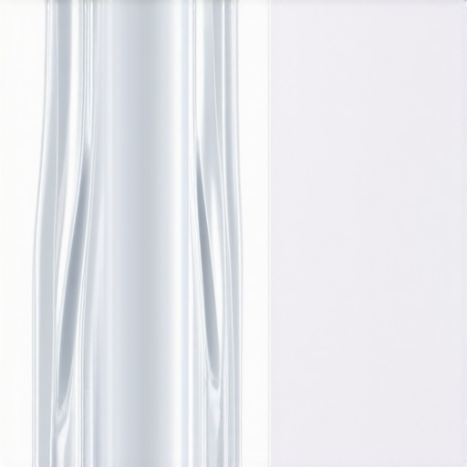 A comparison between a natural-looking translucent veneer and a flat white opaque dental sample.