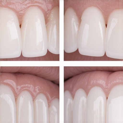 Comparison of high-quality translucent veneers and poor quality opaque dental work
