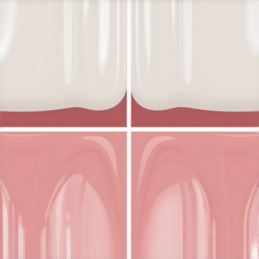 Natural vs Opaque Dental Restoration Shades A comparison showing the difference between natural-looking dental porcelain and fake-looking opaque white crowns.