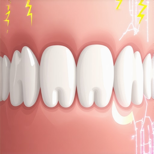 Oral Galvanism and Metallic Taste Illustration Diagram showing how different dental metals can create a metallic taste in the mouth.
