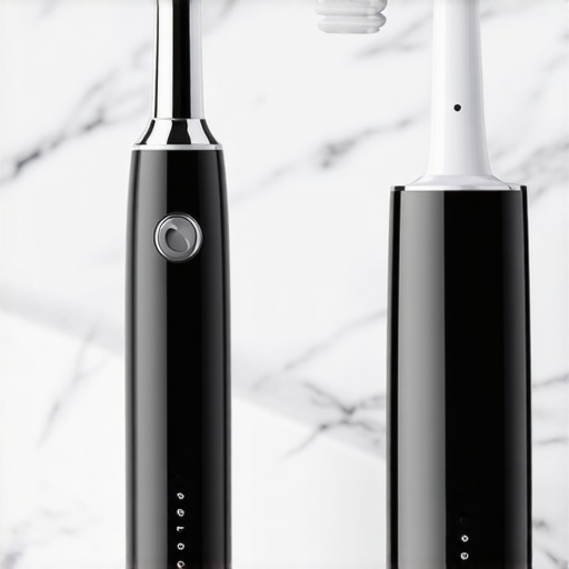 High-quality water flosser and electric toothbrush for cosmetic dentistry maintenance