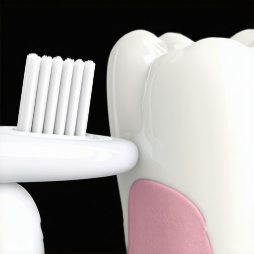 The Correct 45-Degree Brushing Angle Close-up illustration of the Modified Bass brushing technique showing the brush at a 45-degree angle to the gums.