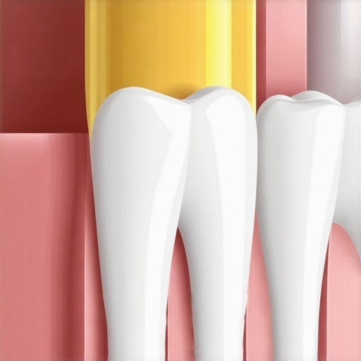 The Natural Gradient of Tooth Enamel Close up photo showing the natural color graduation and translucency of healthy tooth enamel under soft light.