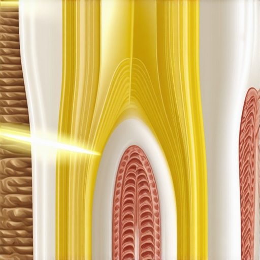 The anatomy of tooth color and light reflection Cross-section of a tooth showing enamel and dentin layers to explain why permanent teeth look yellow.
