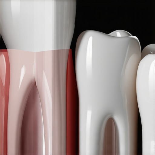 Tooth Translucency Comparison Comparison of natural tooth edge translucency and opaque porcelain veneer texture.