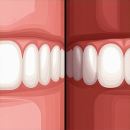 Diagram of a canted dental plane showing tilted teeth versus horizontal alignment.